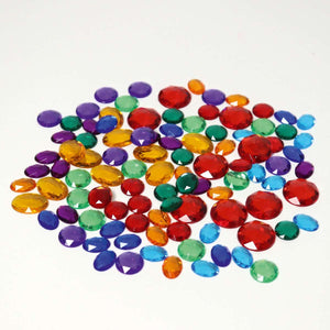 Grimm's 100 small acrylic glitter stones