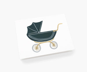 Pram Baby Card & Envelope