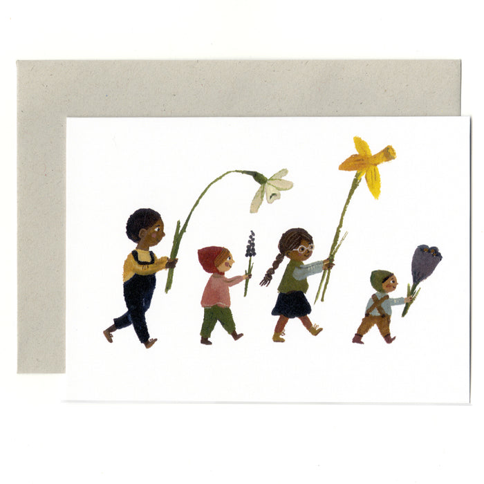Greeting Card - Spring Friends