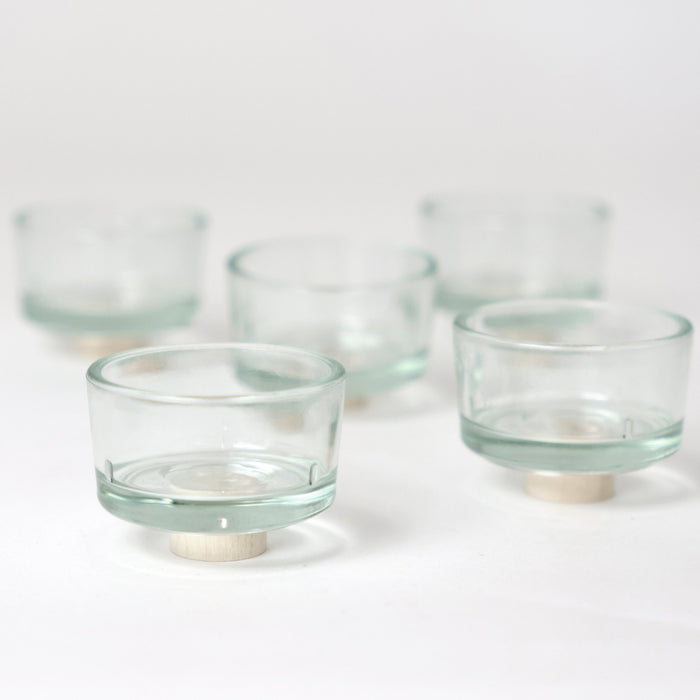 Grimm's Tealight Holders Glass 5pc