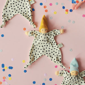 Nanchen Natur Blanket Doll Dots Golden Yellow