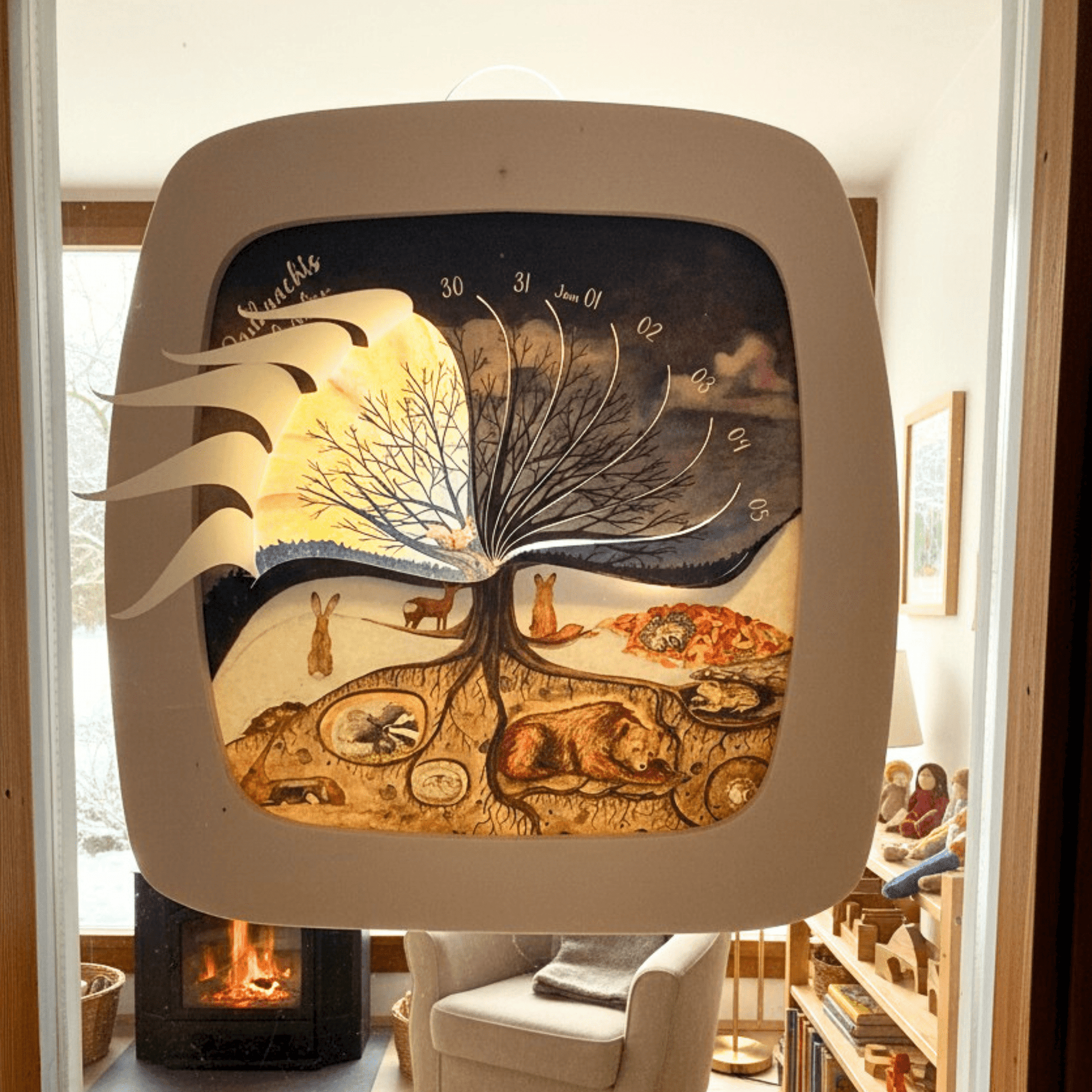 Toverlux Silhouette: 12 Holy Nights Sonne Mond und Erde