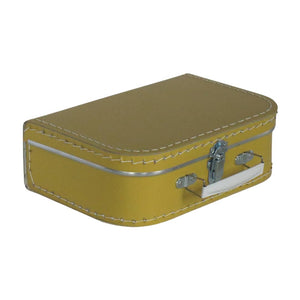 Cardboard Suitcase Yellow - 25cm