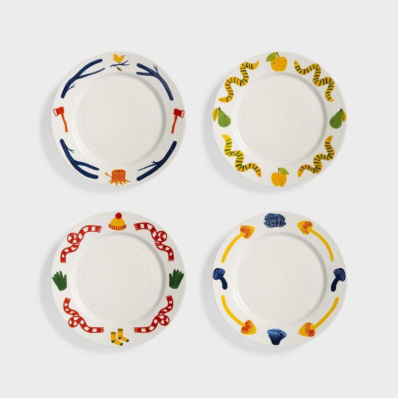 Plate Haines Large (Set of 4)