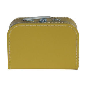 Cardboard Suitcase Yellow - 25cm
