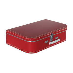 Cardboard Suitcase Red - 35 cm