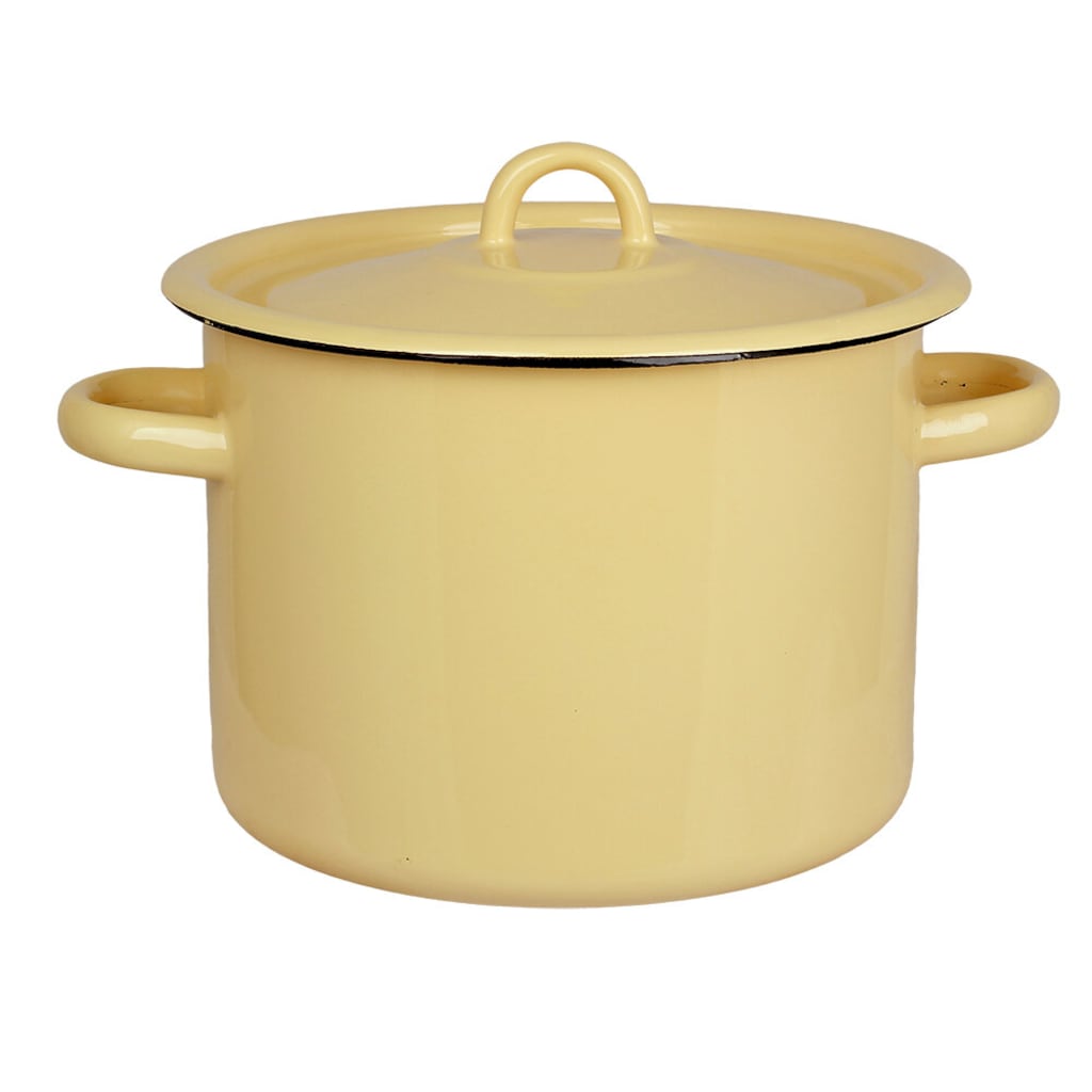 Enamel Pot Yellow - 4,5L