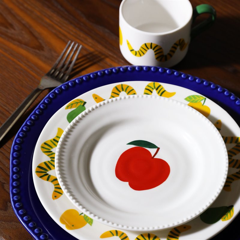 Plate Haines Large (Set of 4)