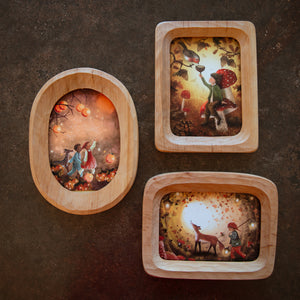 Wooden Picture Frame - Rounded Hanging A6