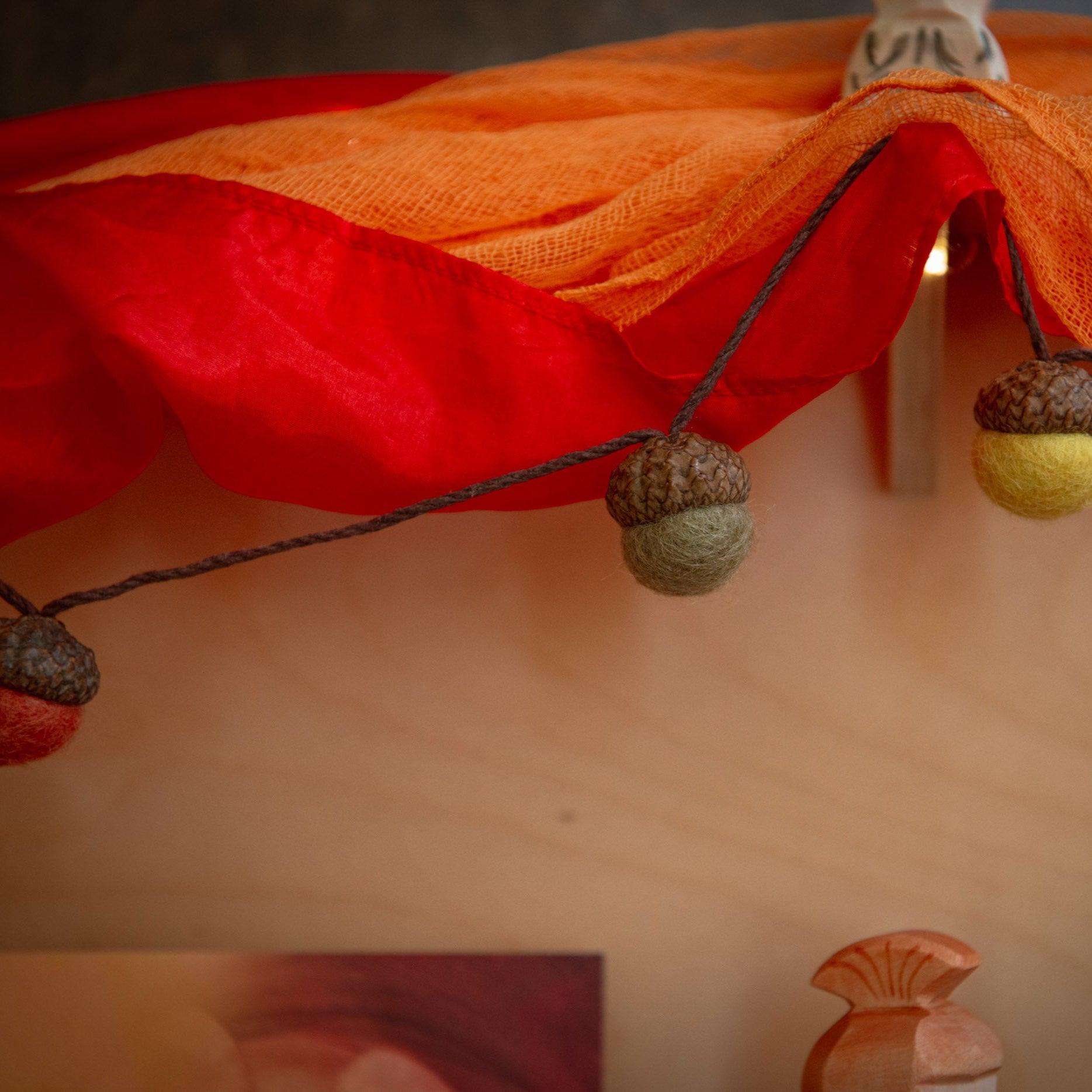 Acorn Garland (Felted)