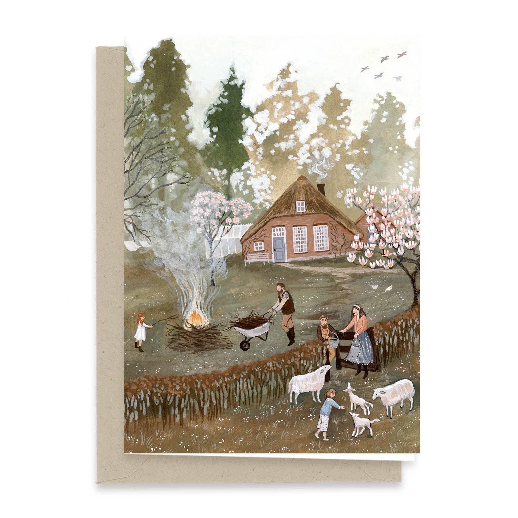 Bonfire Card by Robin Pieterse