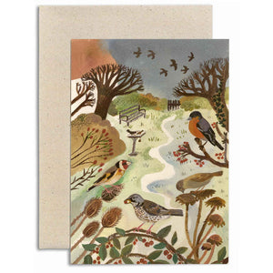 Greeting Card - Garden Birds