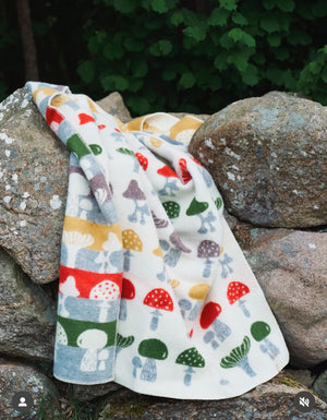 Klippan Wool Blanket Large - Mushroom Multi