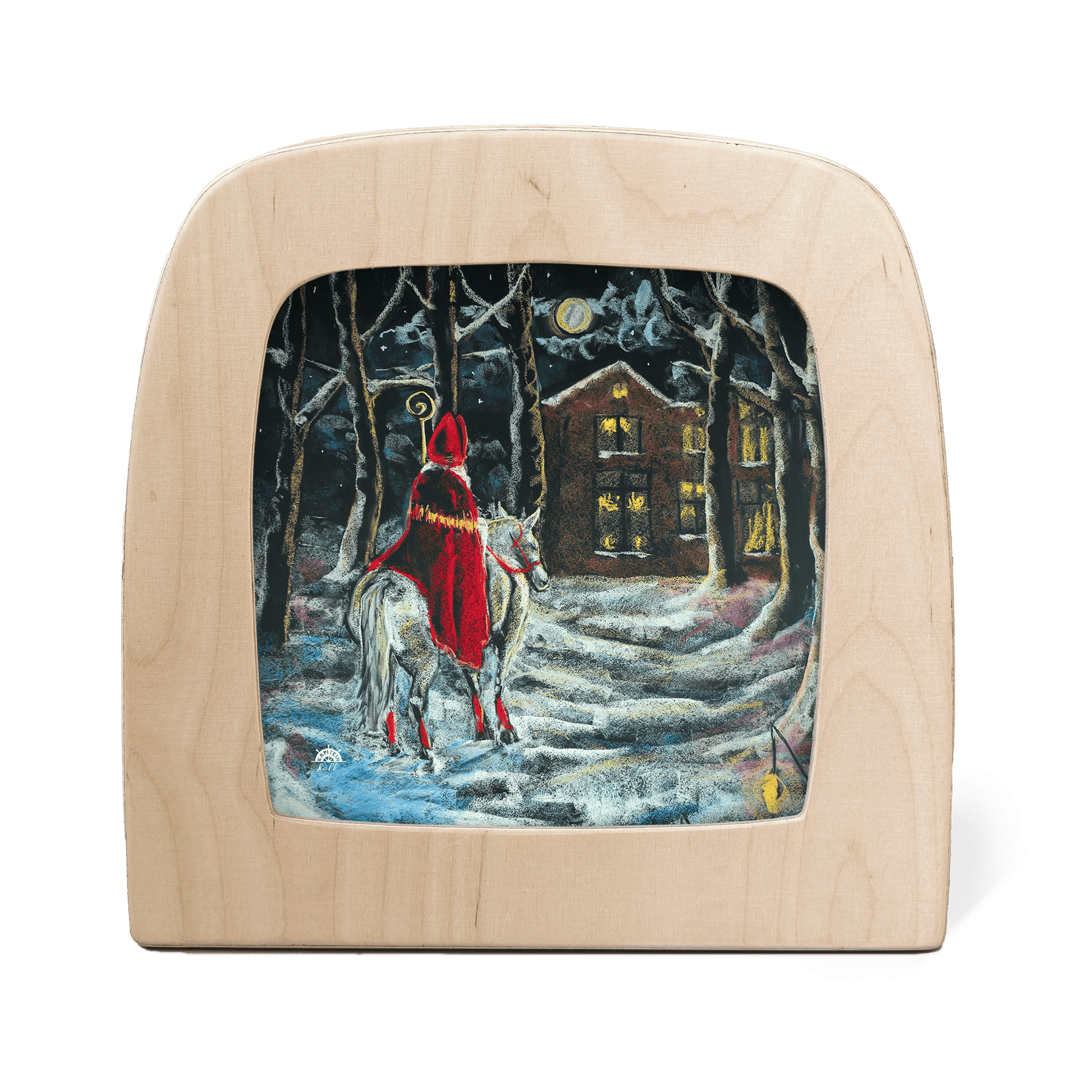 Toverlux Silhouette: Kapitein Kalk - Bright December Moon Silhouette