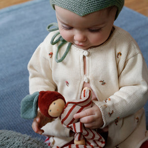 Nanchen Natur Chestnut Baby Blanket Doll