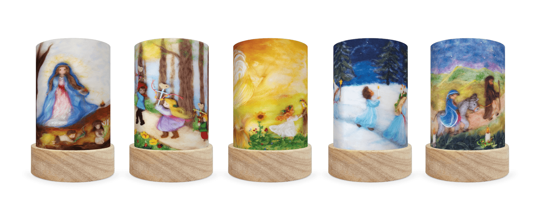 Toverlux Shades Het Wol Feetje - set Waldorf