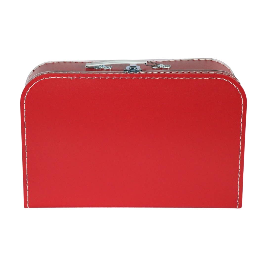 Cardboard Suitcase Red - 35 cm