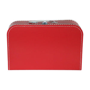 Cardboard Suitcase Red - 35 cm