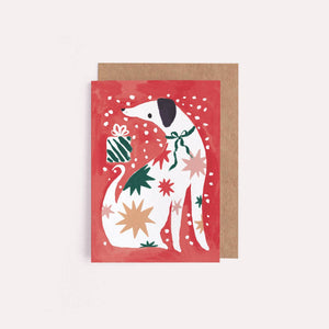 Dog Mini Christmas Card