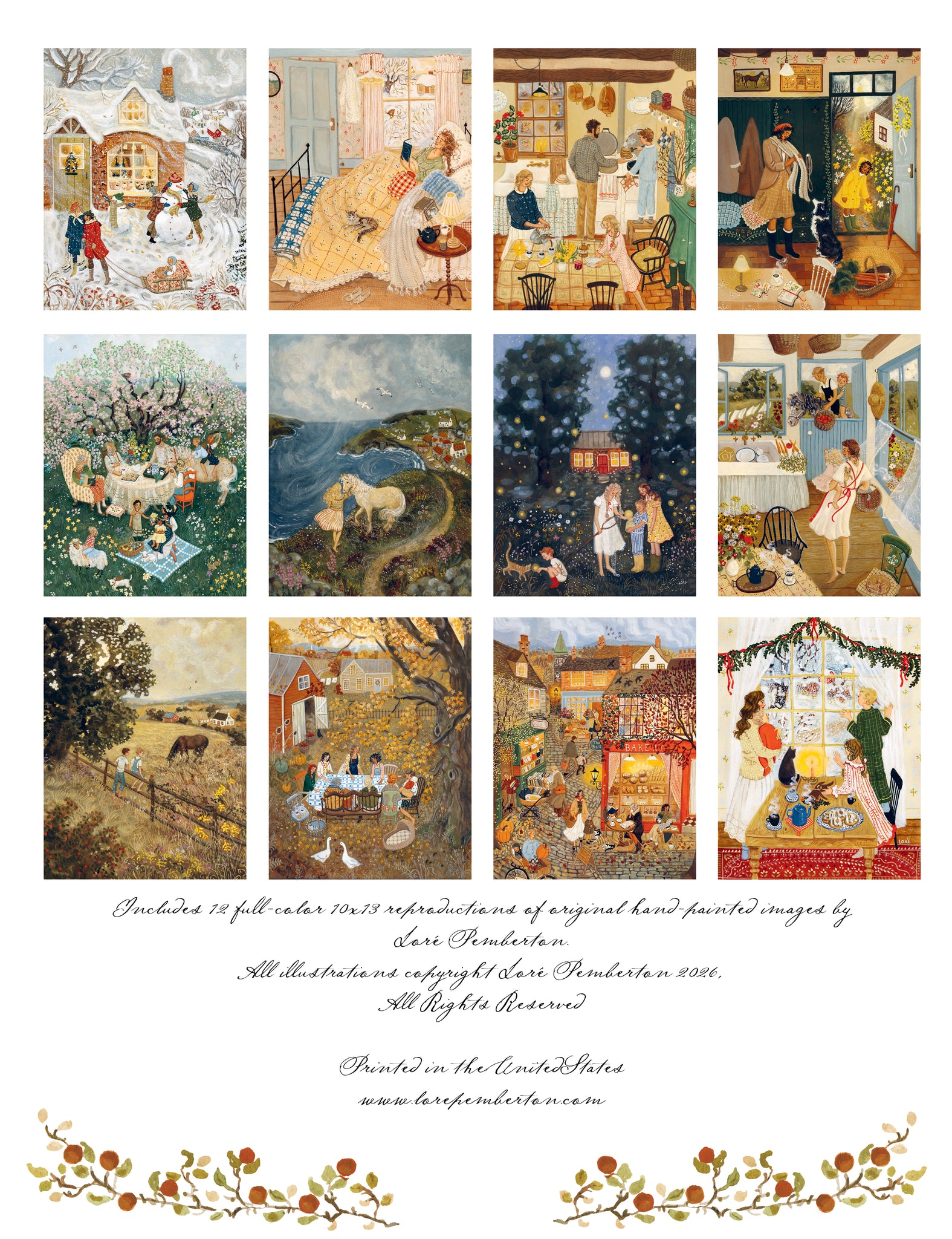 Lore Pemberton 2026 Calendar (pre-order)