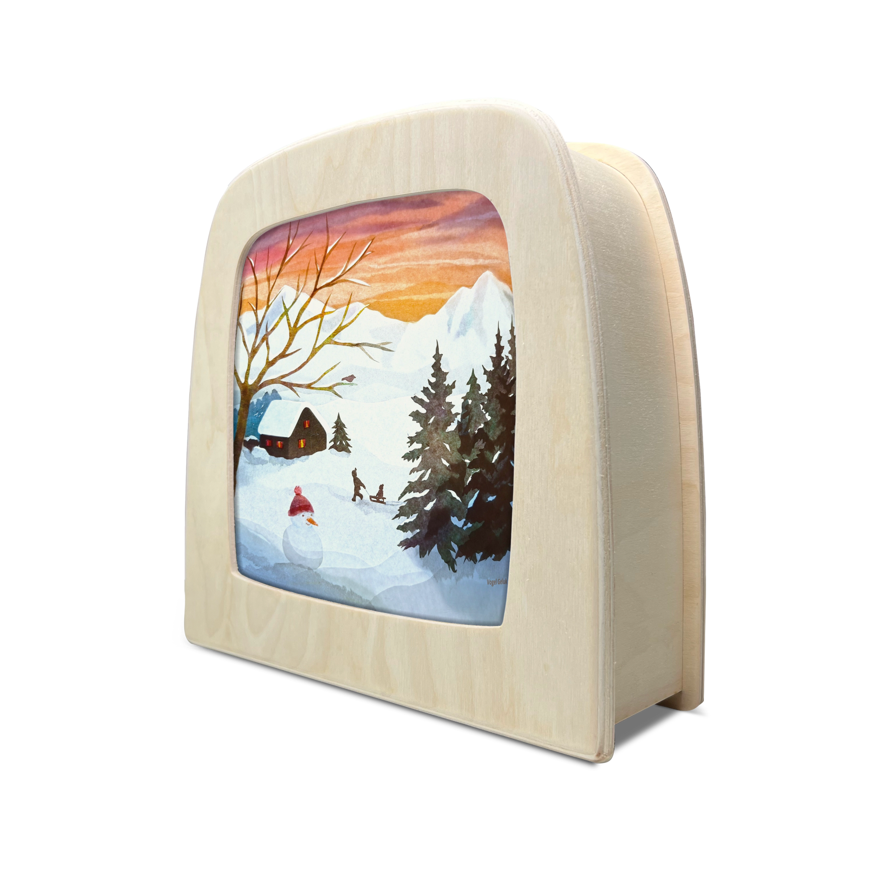 Toverlux Silhouette: Sled Song by Vogel Geluk