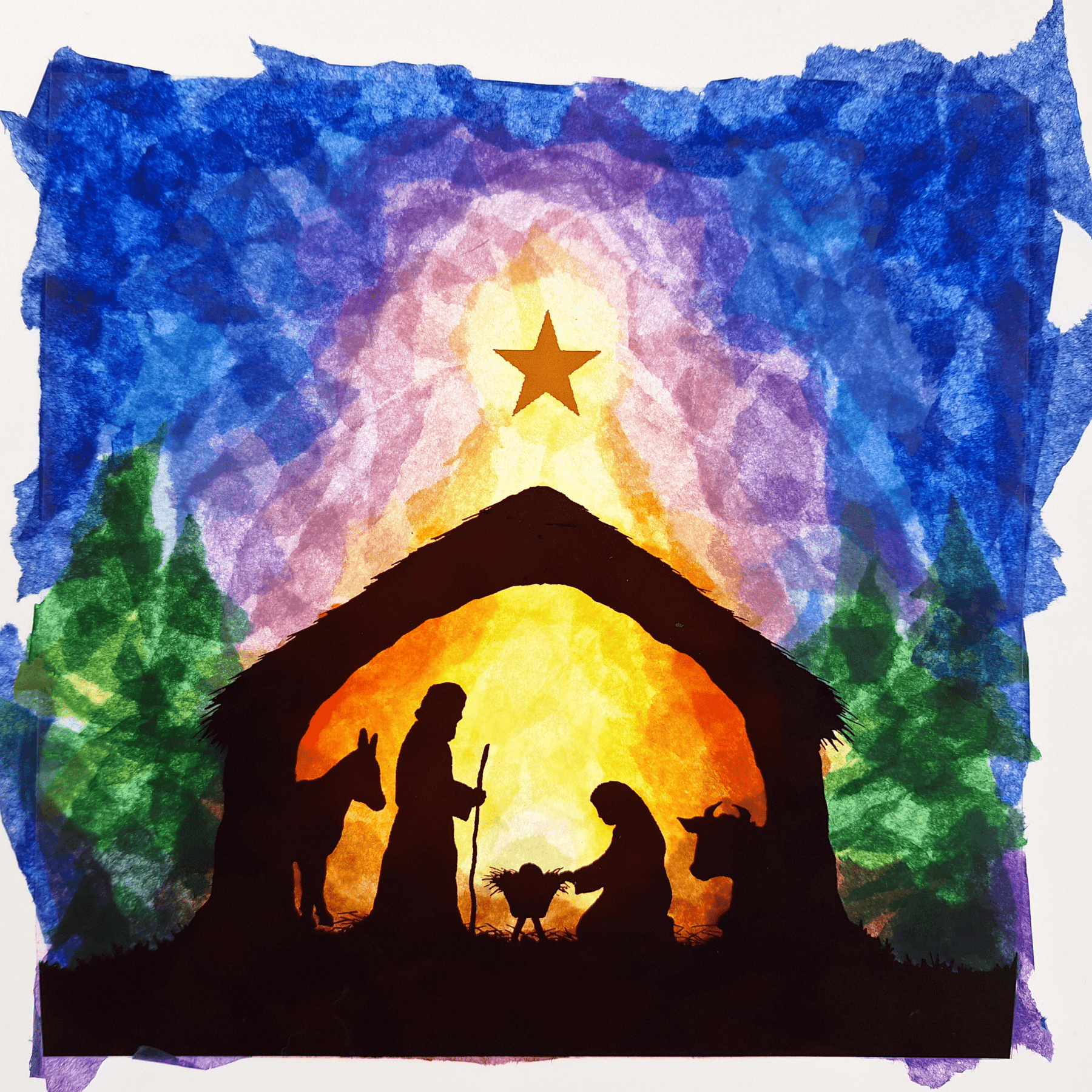 Toverlux DIY Transparancy: Nativity