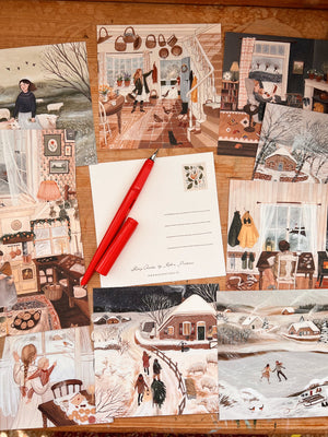 Winter Dreams Postcard Set by Robin Pieterse
