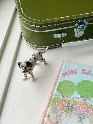 Cardboard Suitcase Green - 35cm