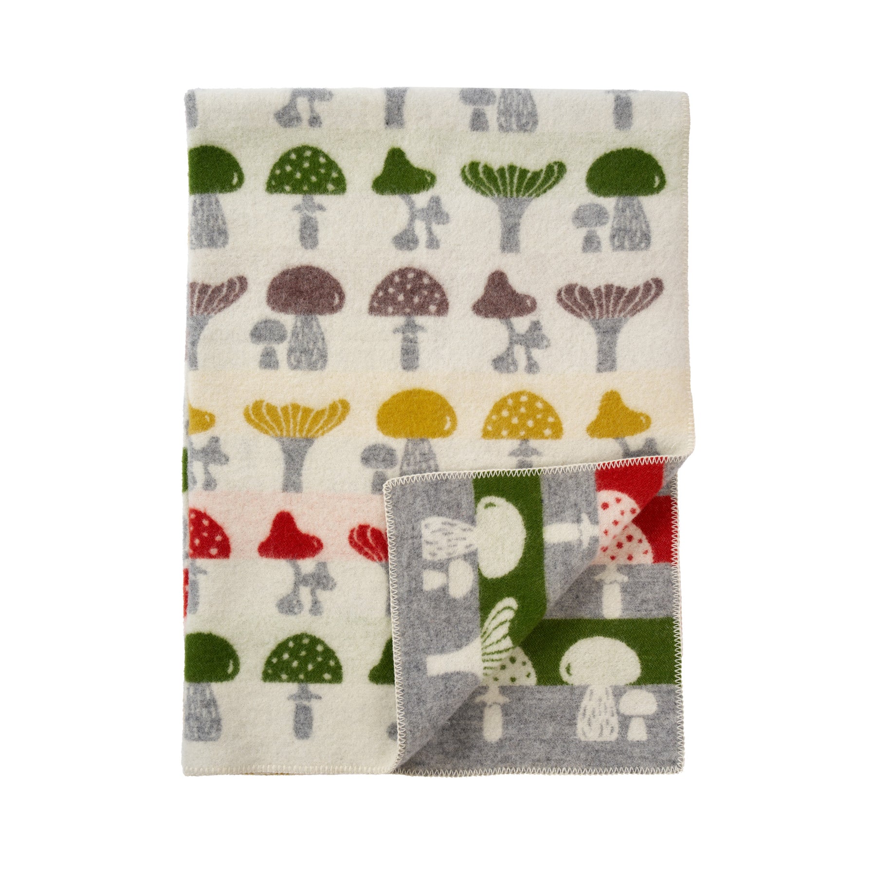 Klippan Wool Blanket Large - Mushroom Multi