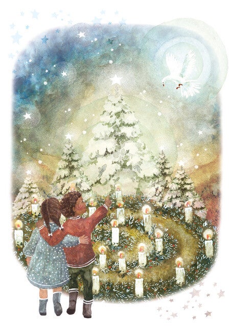 Postcard/Seasonal Card 'Christmas Wish'