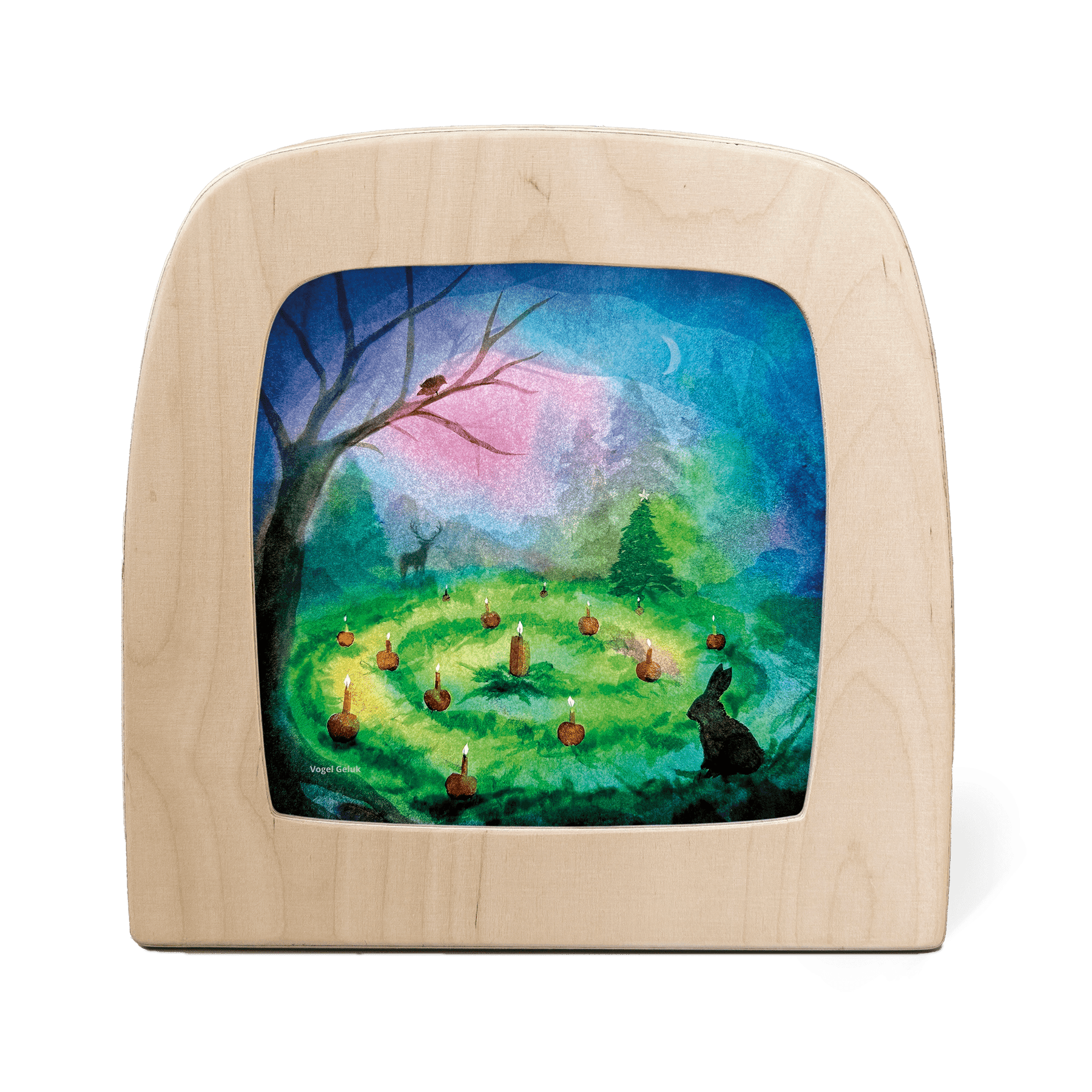 Toverlux Silhouette: Advent Garden by Vogel Geluk