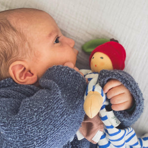 Nanchen Natur Small Apple Blanket Doll