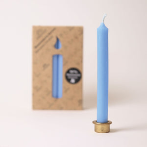 Grimm's Blue Beeswax Candles (10%)