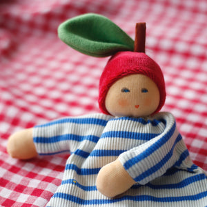 Nanchen Natur Small Apple Blanket Doll