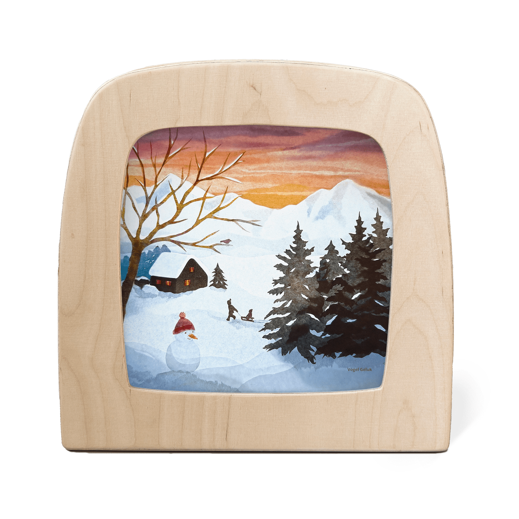 Toverlux Silhouette: Sled Song by Vogel Geluk