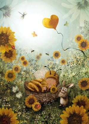 Postcard/Seasonal Card 'My Little Honeybee'