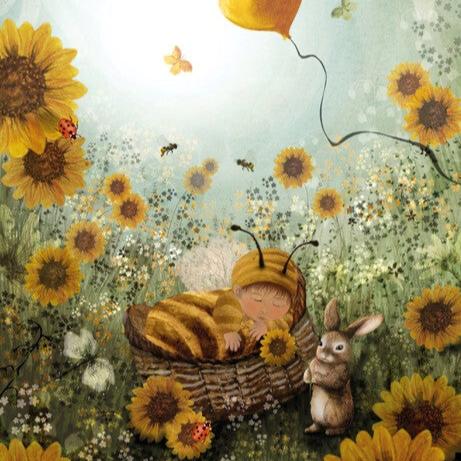 Postcard/Seasonal Card 'My Little Honeybee'