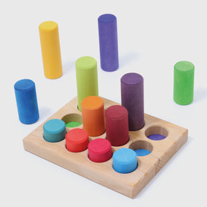 Grimm's Stacking Game Small Rainbow Rollers
