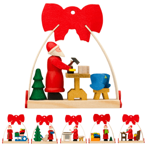 Arch with Bow 'Santa Claus' Ornaments (Set of 6)