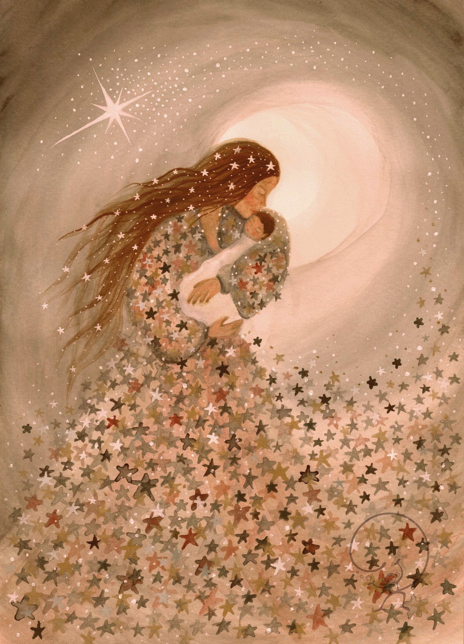Postcard/Seasonal Card 'Starry Love'
