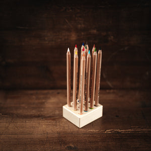 Wooden Holder for 12 pencils (not included)