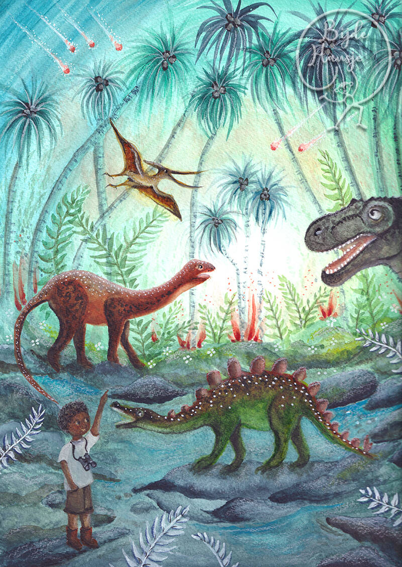 Postcard/Seasonal Card 'Dino Adventure'