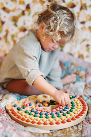 Rainbow Wooden Sorting Toy