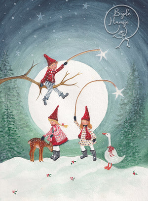 Postcard/Seasonal Card 'Gnome Children'