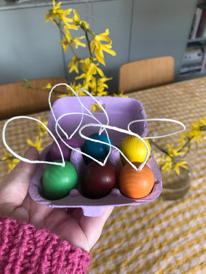 Easter Eggs in box