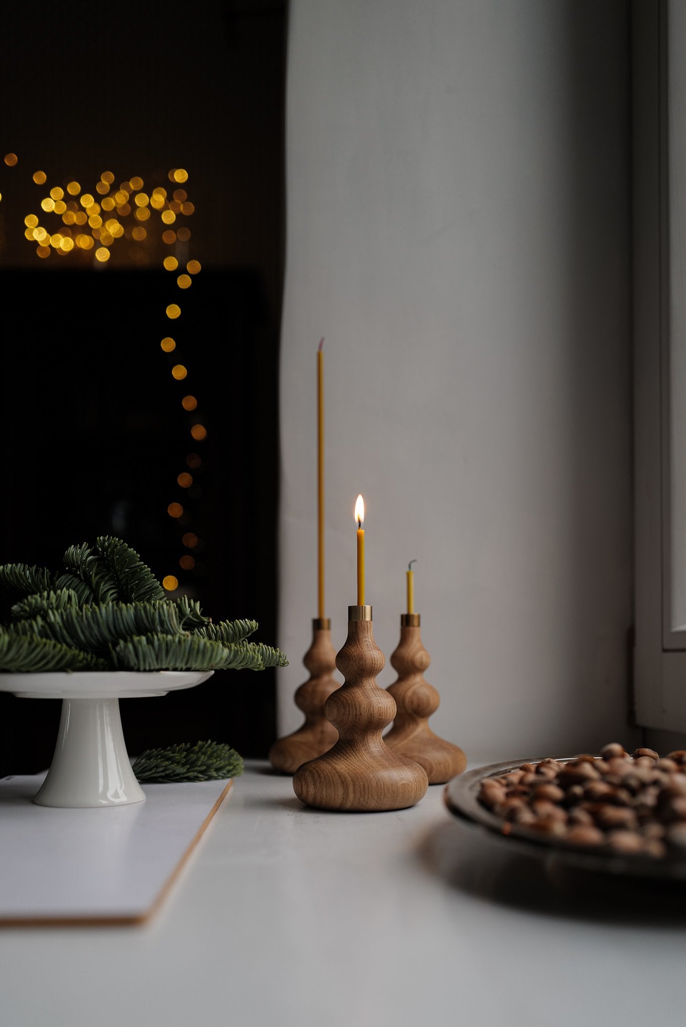 Oak Tree Candle Holder