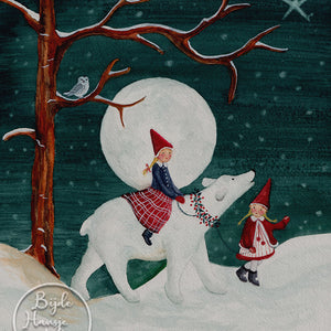 Postcard/Seasonal Card 'Polar Children'