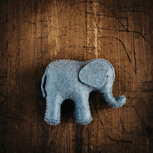 Handmade Wool Felt Elephant