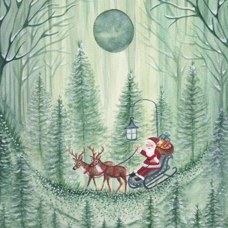 Postcard/Seasonal Card 'Santa'