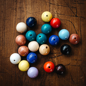 Wooden Beads Colored